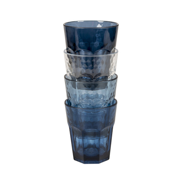 Lemonade Glass Mix & Match 4-Pieces 200ML Blue