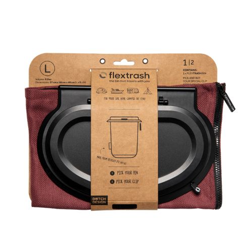 Flextrash 9L Earthy Red