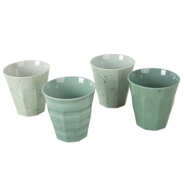 Melamine 16-Piece Tableware Mix & Match Green