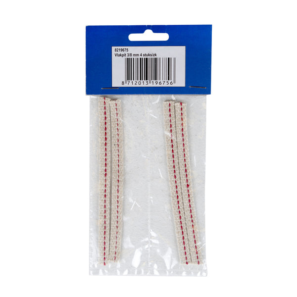 Flat wick for Hurricane Lanterns