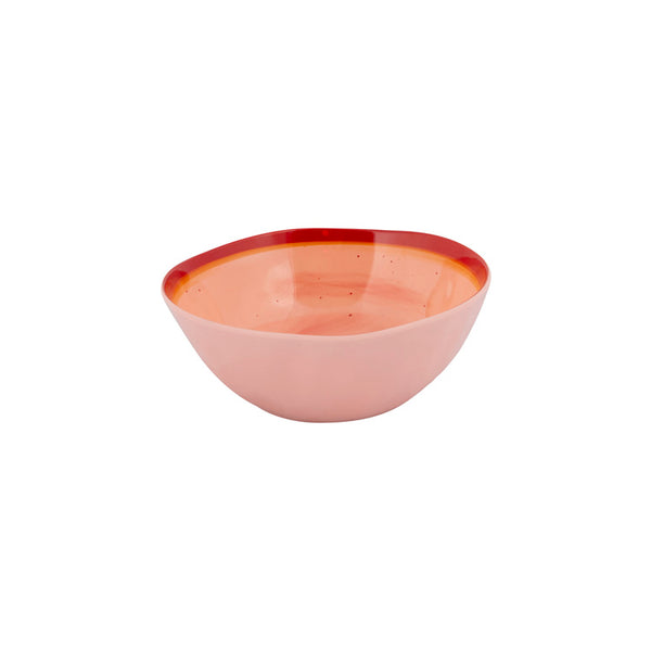 Melamine 12-piece tableware halo terracota