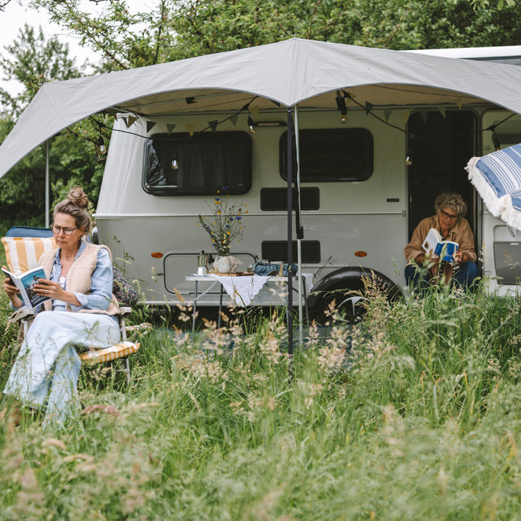 luifel tent camper Traveling Awning - Campooz