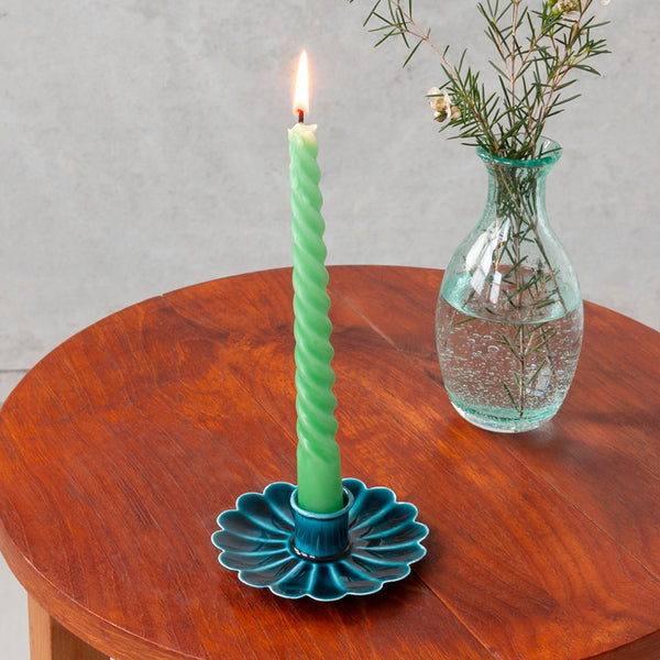 Enamel candle holder
