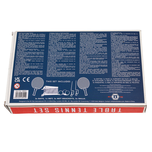 Table tennis set
