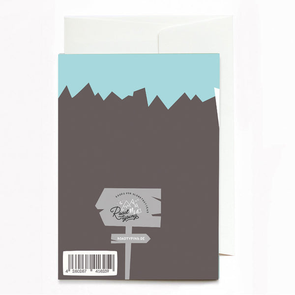 Wenskaart Take the road