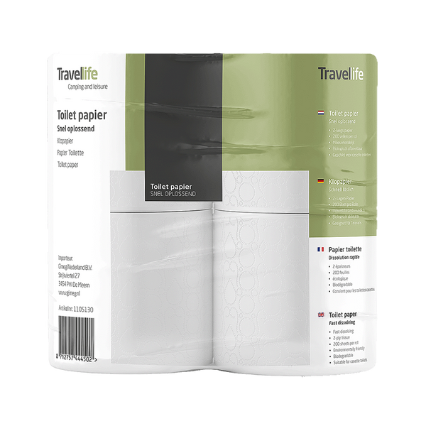 Toiletpapier voor chemisch toilet