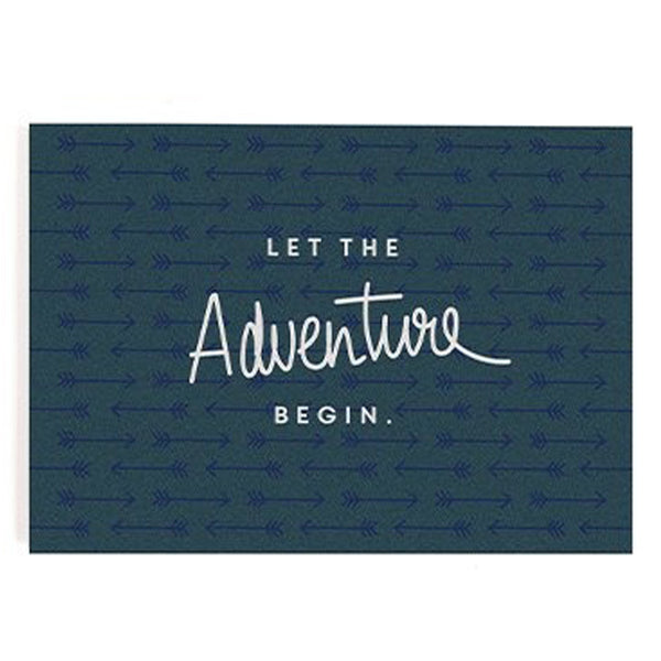 Ansichtkaart Let the adventure begin