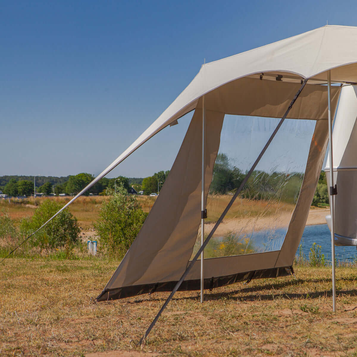 tent luifel met zijwanden Zijwanden Travelling Luifel - Campooz