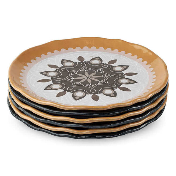 RBL Bord Zwart-RBL-Rebel Outdoor-Campooz-Servies-Bord-Plaat-Camping-Caravan-Camper-Kamperen-Glaravans–Rebel bord zwart