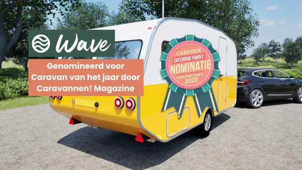 Wave genomineerd voor caravan van het jaar!