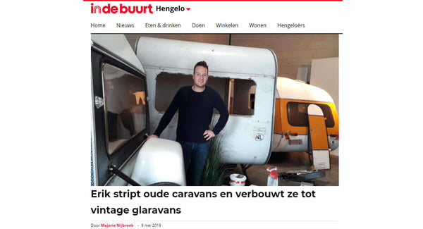 Glaravans in het nieuws!