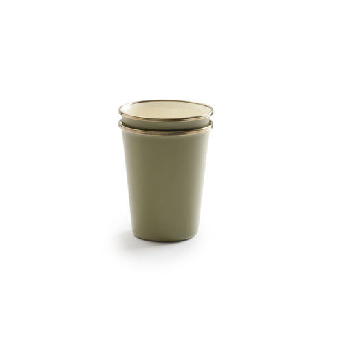 Large Cup Set 2 Olive