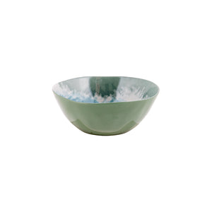 Melamin 12-teiliges Geschirrset Halo - blau/grün