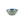 Melamine 12-delig servies Halo - blauw/groen