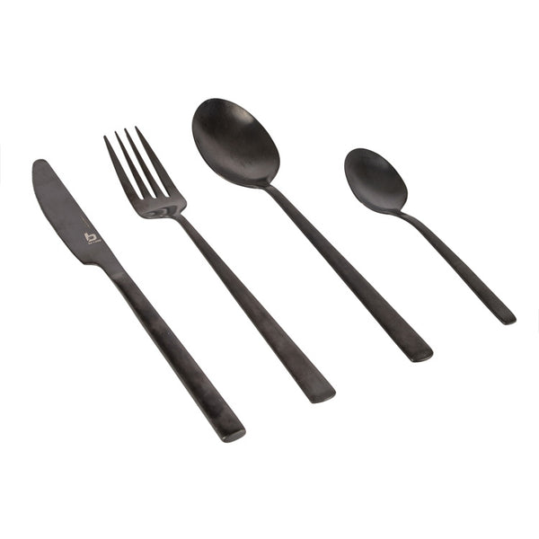 Cutlery Black 4-Persons Ballona