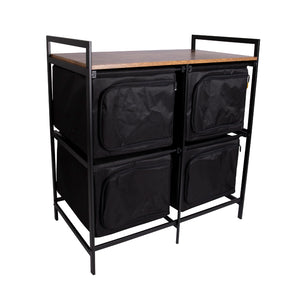 Küchenschrank Lawton Schwarz