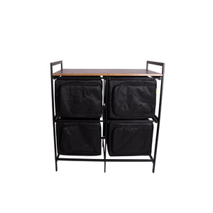 Küchenschrank Lawton Schwarz