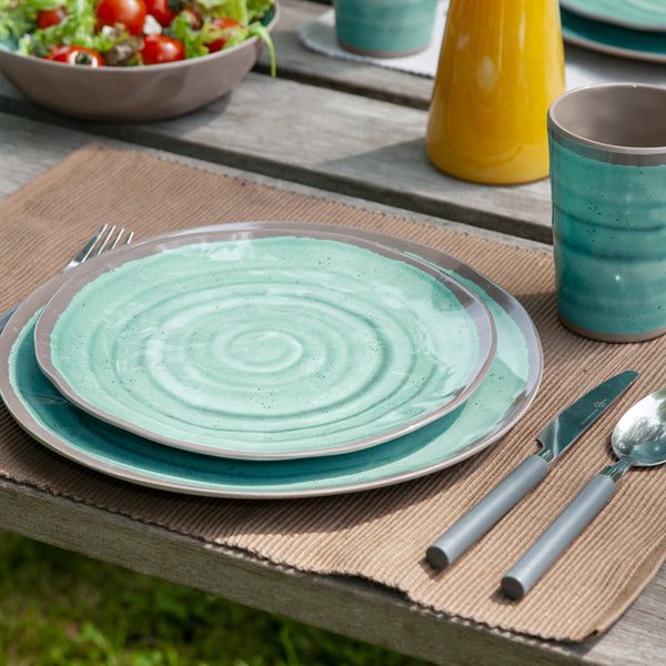 Melamine 12-Piece Tableware Halo