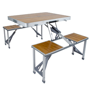 B-Ware - Picknicktisch Bambus