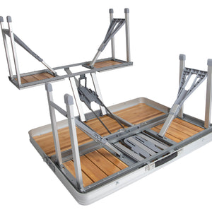 B-Ware - Picknicktisch Bambus