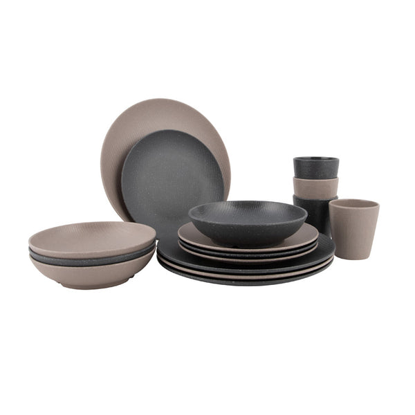 Melamine 16-piece tableware folkestone