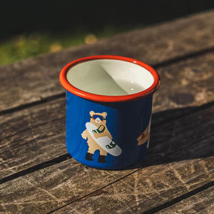 Emaille Mok Boardriding bears