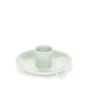 Emaille-Kerzenhalter mit Henkel