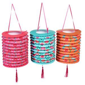 Set mit 3 Papierlaternen