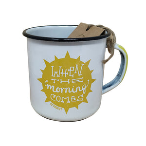 Emaillebecher Wenn der Morgen kommt