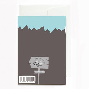 Grußkarte Nimm den Weg