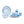 Melamine servies Blauw Breeze 16-delig - Mix & Match
