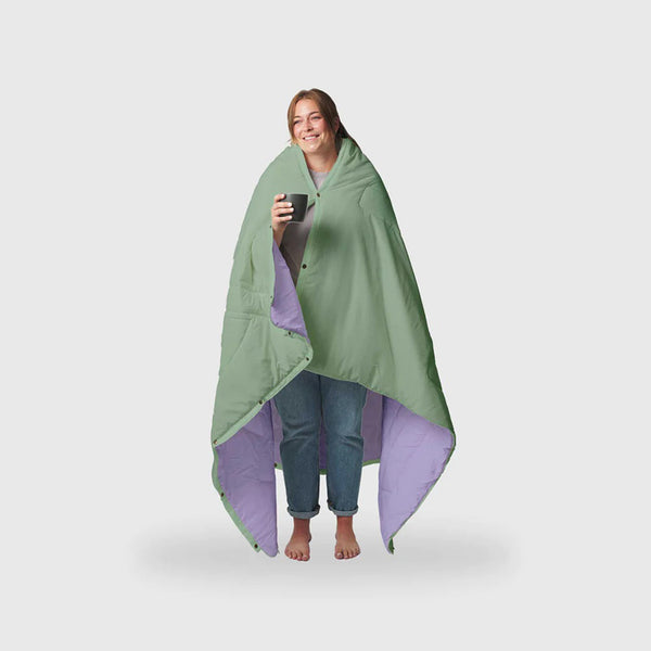 Ripstop sleeping bag cameo green/digital lavender