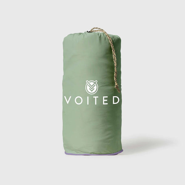 Ripstop sleeping bag cameo green/digital lavender