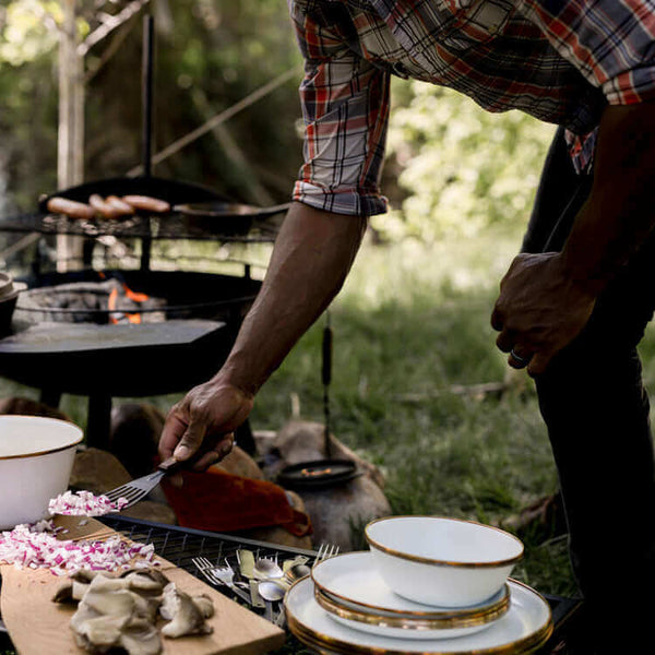 Barebones - Nest Schalen Set 2 Egg Shell-Bowls-Kommen-Schalen-Barebones-White-Wit-Koper-Copper-Stylish-Stijlvol-Tableware-Kamperen-Camping-Glamping-Glaravans