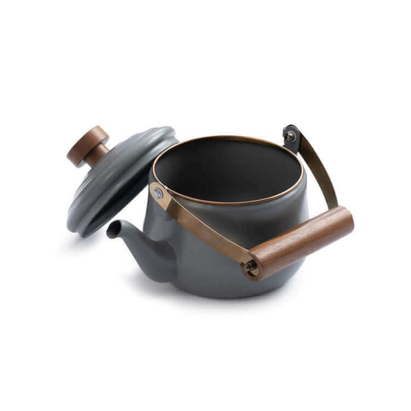 Theepot-Stijlvol-Beste Theepot-Kamperen-Camping-Camper-Caravan-Enamel-Barebones-Openvuur pan–Vuur pan–Open vuur theepot