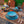 Laad afbeelding in gallerij, Bo-Camp-Melamine Servies Halo Terracotta Aqua-12delig-Servies-Stijlvol-Kamperen-Camping-Glaravans–Campingservies-Kampeerservies
