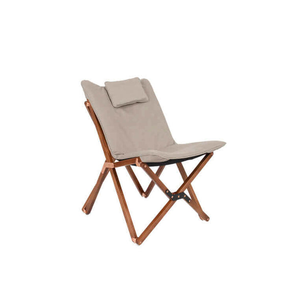 Bo-Camp-Bloomsbury Relaxstoel S-camping stoel-grijs-beige-creme-stijlvol-kamperen-caravan-Glaravans