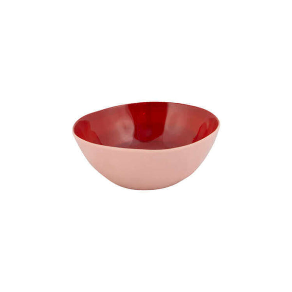 Melamine 12-piece tableware halo terracota