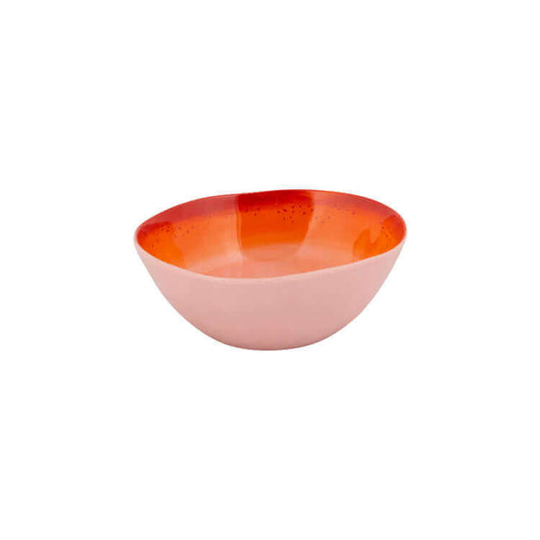 Melamine 12-piece tableware halo terracota