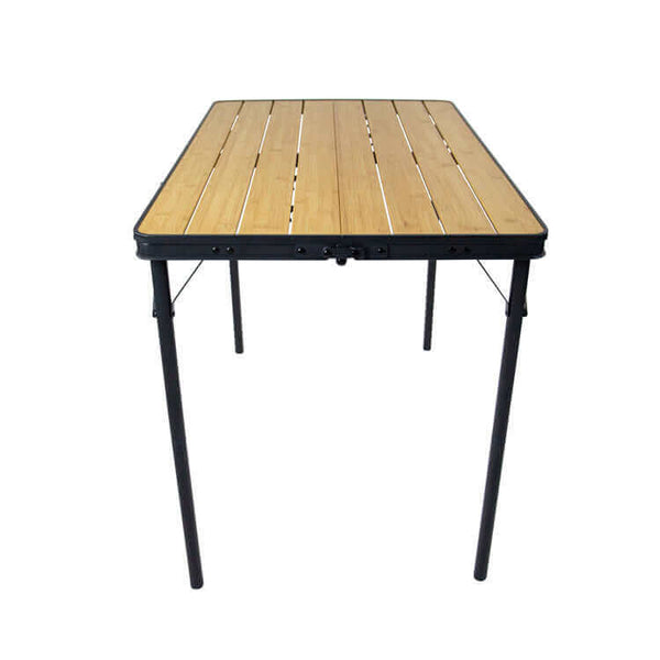 Bo-Camp-Tafel Trafford 90x60-camping tafel-camping meubilair-verstelbaar-bamboe-Stijlvol-kamperen-caravan-glaravans