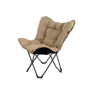 Bo-Camp-Vlinderstoel Grainger-camping stoel-relaxstoel-beige-creme-staal-stijlvol-kamperen-camping-caravan-glaravan-tent-Glaravans