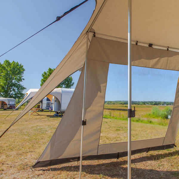 Sidewalls Traveling Awning