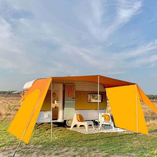 Zijwanden RECHT caravanity luifel-caravanity-campooz-tentrailers-diy-caravans-luifel-awning-oranje-orange-sidewalls-zijwanden-sloped-straight-schuin-recht-stijlvol-stylish-timeless-tijdloos-trekking-awning-caravanawning-camperawning-camper-kamperen-camping-vanlife-van-glaravans