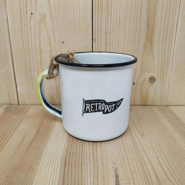 Retropot - Emaille Beker When The Morning Comes-Mugs-Mokken-Stainless-Steel-Staal-Vanlife-Outdoor-Camper-Stylish-Stijlvol-Kamperen-Camping-Glamping-Glaravans