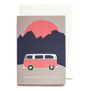 wenskaart home-greeting card-ansichtkaart-postcard-envelop-reizen-travel-roadtrip-message-bericht-stylish-stijlvol-avontuur-avonturier-kamperen-caravan-camper-camping-van-vanlife-glaravans