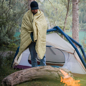 Ripstop-Schlafsack Green Gabels/ Dusty Sand