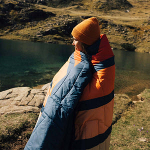 Fleece-Schlafsack Sunset Stripes